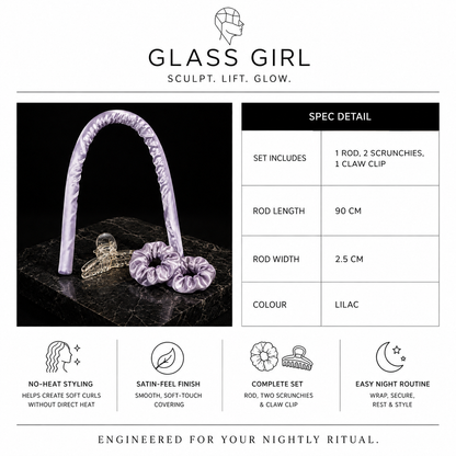 GlassGirl™ Heatless Curl Ritual Set